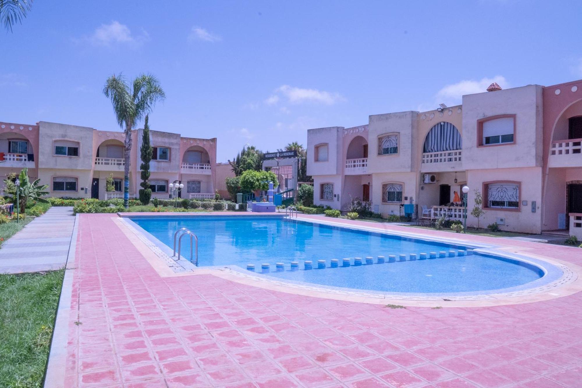 Duplex La Roseraie A 2Min De La Plage 2 Piscines Сиди-Бузид Экстерьер фото